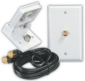 JR Products 47815 Polar White RV Interior/Exterior TV Installation Kit