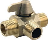 JR Products 62255 3 Way Brass 1/2