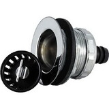 JR Products Sink Strainer With Threaded Basket & Tail Flange