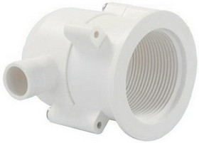 JR Products 95195 White Exterior Evacuation Drain Trap for RV Sink or Shower