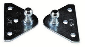 JR Products Gas Spring Mounting Brackets - Flat, 2/pk