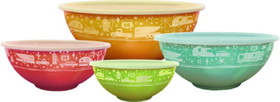 JR Products Camp Casual CC006 Nesting Bowls, Set of 4