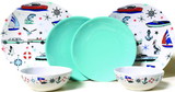 JR Products Camp Casual CC009 The Marine Dish Set