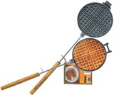 Rome Industries 1028 Chuck Wagon Waffle Iron (Rome)