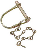 RV Designer Coupler Safety Lock Pin w/Chain, 1/4