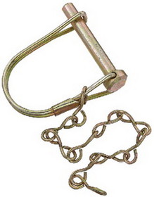 RV Designer H420 Coupler Safety Lock Pin w/Chain&#44; 1/4" x 1-3/8"