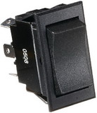 RV Designer 20A Dc Rocker Switch, BLACK