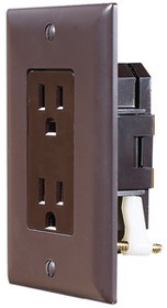 Rv Designer S815 Ac "Self Contained" Dual Outlets With Cover-Plate (Rv_Designer)
