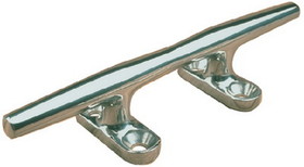 Sea-Dog 0416061 Cleat&#44; Stainless Open Base&#44; 6"&#44; Carded, 041606-1