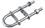 Sea-Dog 0802531 U-Bolt - Stainless Steel&#44; 3/16", 080253-1, Price/EA
