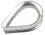 Sea-Dog 170003 Heavy Duty 1/8" Diameter Thimble Stamped 304 Stainless Steel