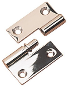 Sea-Dog Chrome Brass Take Apart Hinge&#44; Right&#44; 2/Card