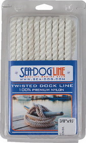 Sea-Dog Premium Twisted Three-Strand Nylon Dock Line