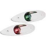 Sea-Dog 4000801 LED Flush Mount Side Lights, Stainless, 1 pr.