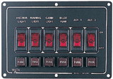 Sea-Dog 422210-1 SeaDog 422210 Illuminated Horizontal 6 Switch Panel