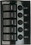 Sea-Dog 425110-1 5-Gang Wave Rocker Switch Fuse Panel, Price/EA