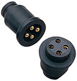 Sea-Dog 426164-1 4261641 Polarized Molded Electrical Connector, 4-pin