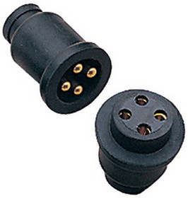 Sea-Dog 4261641 Polarized Molded Electrical Connector&#44; 4-pin, 426164-1