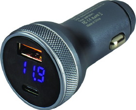Seadog XXX USB 3.0 & USB-C Power Plug w/Volt Meter