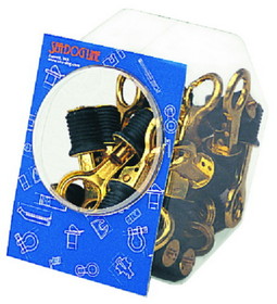 Sea-Dog 520070-5 Brass Snap Handle Drain Plug, 1" w/o Chain, 25 pc Display