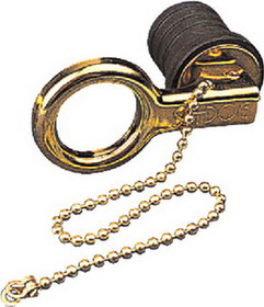 Sea-Dog 520071-1 Brass Snap Handle Drain Plug&#44; 1" w/Chain