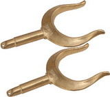 Sea-Dog Brass Round Horn Oarlocks, pr.
