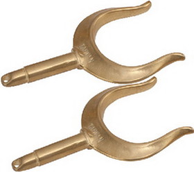 Sea-Dog Brass Round Horn Oarlocks&#44; pr.