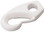Sea-Dog 652060-1 1/4" Nylon Shock Cord Clip&#44; White&#44; Pair, Price/PK