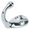 Sea-Dog 671501-1 6715011 Single Coat Hook - Large&#44; Chrome/Brass&#44; pr., Price/PK