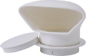 Sea-Dog PVC Low Profile Cowl Vent & Snap On Deck Plate