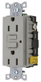 Hubbell GFCI Duplex Receptacle w/Cover Plate