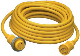 Hubbell 30A 125V Vinyl Jacketed Pre Wired Shore Power Cable Set