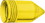 Hubbell HBL77CM16 Yellow Seal-Tite Cover for Weatherproofing 50A Plugs, Price/EA