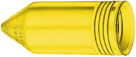 Hubbell HBL77CM17 Yellow Seal-Tite Cover for Weatherproofing Connector Bodies