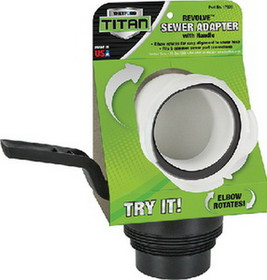 Thetford 17879 Titan Pemium RV Revolve Sewer Adapter w/Handle
