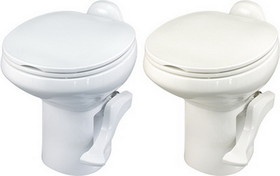 Thetford Aqua-Magic China Toilet&#44; High Profile&#44; White w/o Sprayer