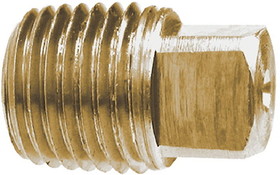 Brass Fittings 28086 3/8 Brass Sq Head Pipe Plug