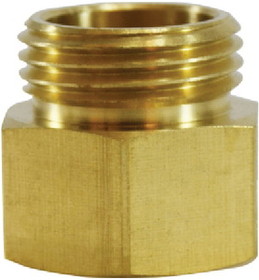 Brass Fittings 30068 Garden Hose Adapters&#44; 3/4 MGHT x 1/2 FPT