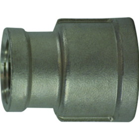 Brass Fittings 74-434 74434 316 Stainless Steel Reducing Coupling, 1/2" x 1/4"