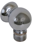 Scandvik 10003P 10003 Chrome Plated Brass Compact Bulkhead Connection For Shower Hose, 3/8