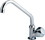 Scandvik 10169P 10169 Standard Cold Water Tap With Double Bend Swivel Spout&#44; Standard Knob, Price/EA