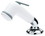 Scandvik 10191P 10191 White Standard Elbow Sprayer With 6' White Nylon Hose, Price/EA