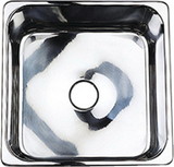 Scandvik Rectangular Stainless Steel Mirror Finish Sink, 10217