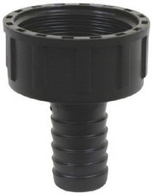 Scandvik 10304 3/4" Hose Barb Adapter Fits 1-1/4" Threaded Drain With 3/4" Hose Barb Outlet, 10304P