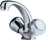 Scandvik 10410P Standard Family Chrome Plated Brass Basin Mixer Faucet