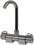Scandvik 10474P Chrome Plated Brass J Spout Folding Mixer Faucet, Price/EA