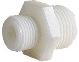Scandvik 11004 Delrin Hose Adapter 3/8 male BSP to 1/2 male NPS, 10961P