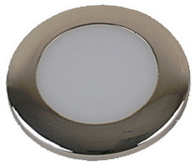 Scandvik 41302P LED 3" Flush Mount Ceiling Light&#44; Warm White w/Blue Night Light