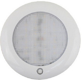 Scandvik 41461P LED Dual-Color Low Profile Dome Light&#44; 5" White/Blue
