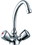 Scandvik 70002 Chrome Plated Brass Classic Swivel J-Spout Galley Mixer Faucet, Price/EA